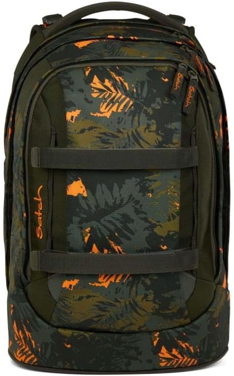 Satch pack Schulrucksack Set 2tlg. inkl. Schlamperbox (Jurassic Jungle), Jurassic Jungle
