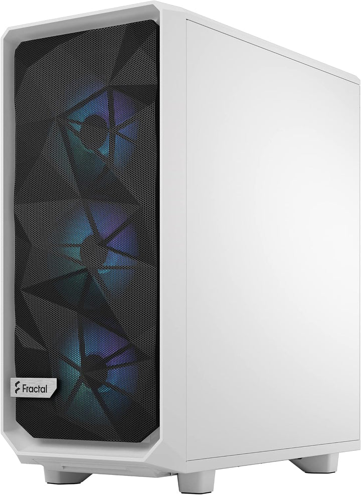Fractal Design Meshify 2 Compact White TG Clear Tint - RGB, FD-C-MES2C-08 RGB White TG Clear Tint