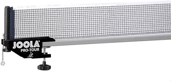 Joola Unisex – Erwachsene Post-Set Pro Tour Tischtennisnetz, Schwarz, 152cm Bundle mit Tischtennis-S