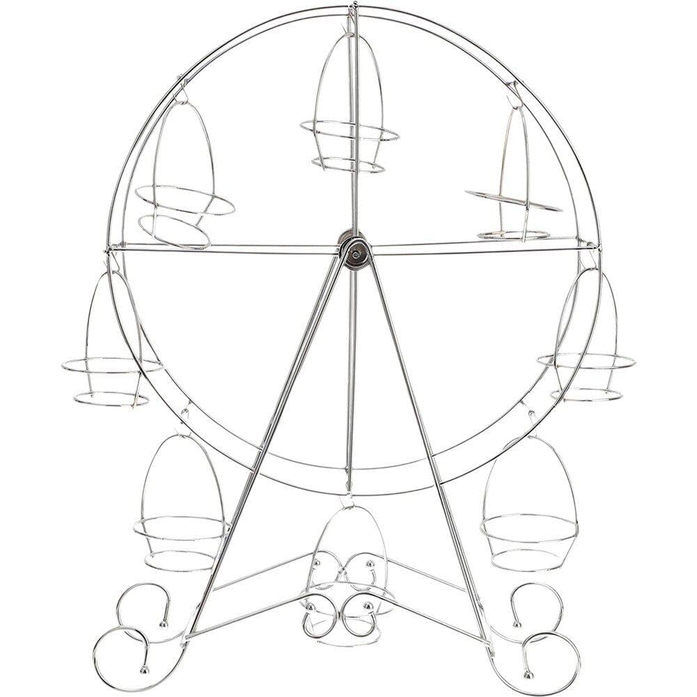 Riesenrad-Cupcake-Halter, Metall-Dessert-präsentationsständer, Leicht Zu Reinigendes, Drehbares Disp
