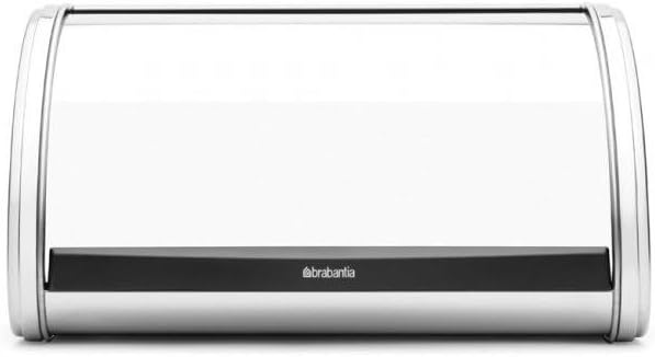 Brabantia Single Brotkasten, Chrom Medium Brilliant Steel, Medium Brilliant Steel