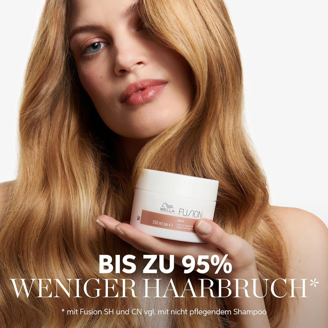 Wella Professionals Fusion Intense Repair Mask – tiefenreparierende Haarmaske mit Aminosäuren – inte