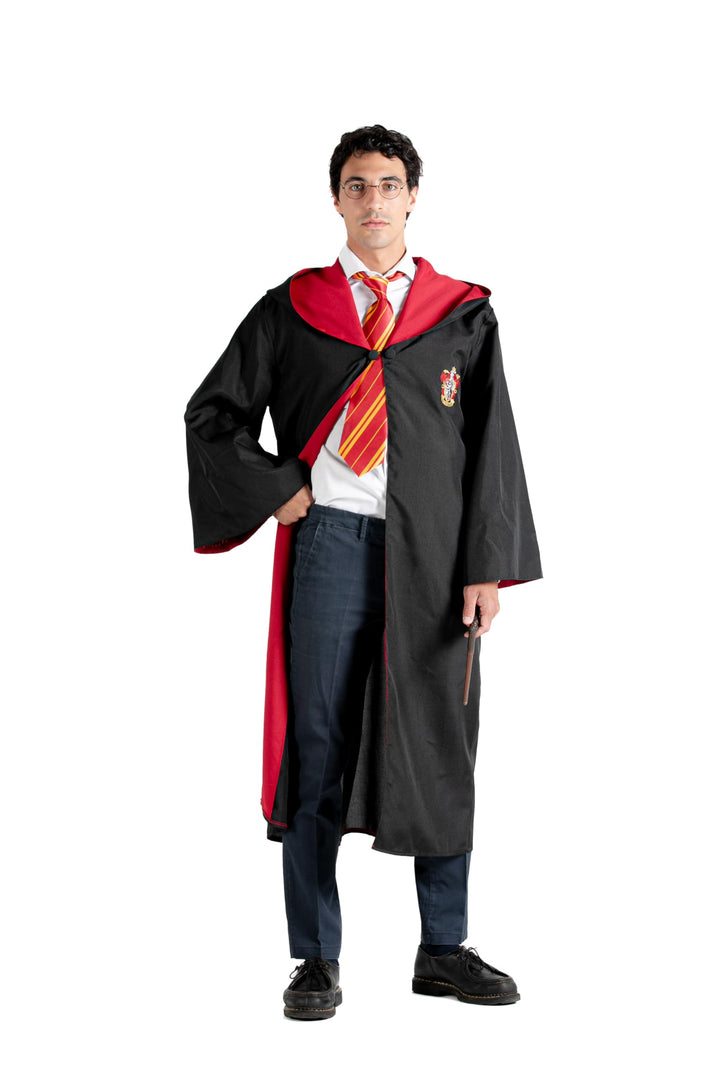 Ciao- Cloak Cape Tunic Deluxe official Harry Potter Wizarding World (One size adult) with embroidere