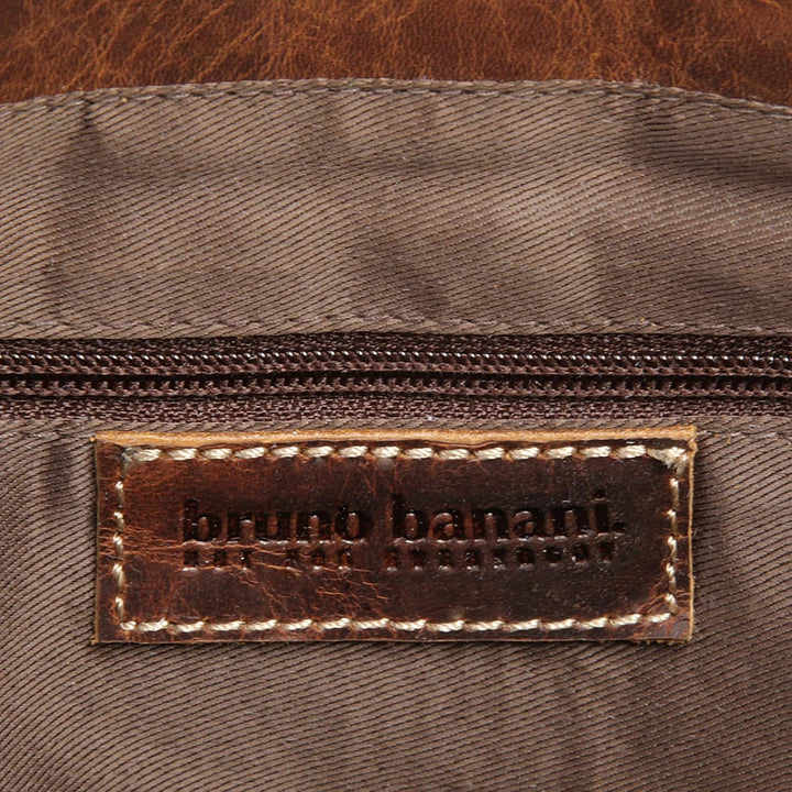 Bruno Banani Umhängetasche Jupiter Cognac echt Leder Herren, Damen - 020250