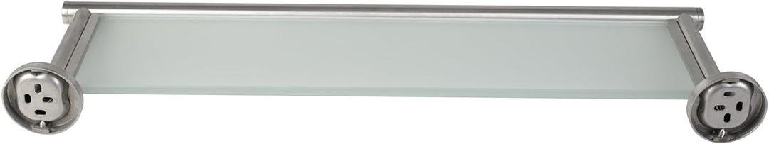 axentia Wand Glasregal Neapel-Badablage-Glasablage für Bad, Küche und Wohnzimmer-Wandablage zum Bohr