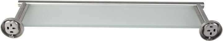 axentia Wand Glasregal Neapel-Badablage-Glasablage für Bad, Küche und Wohnzimmer-Wandablage zum Bohr