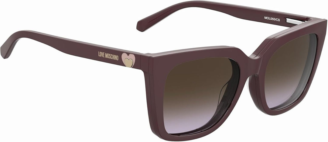 Love Moschino Unisex Sunglasses 54 Pflaume, 54 Pflaume