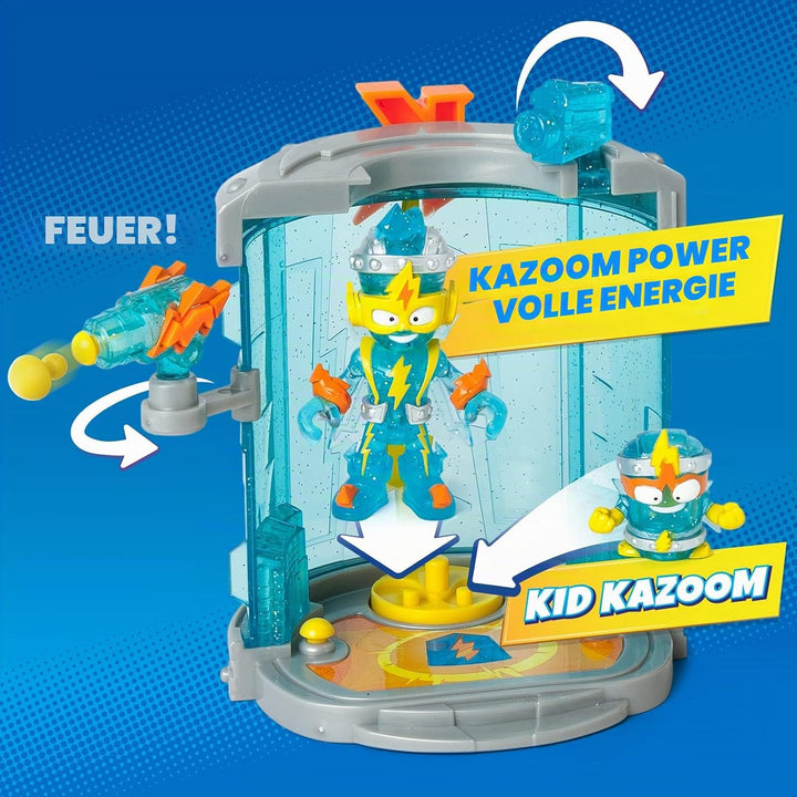 SUPERTHINGS Secret Base Kazoom Power - Geheime Guard von Kazoom Power inkl. 1 x Kazoom Kid und 1 x E