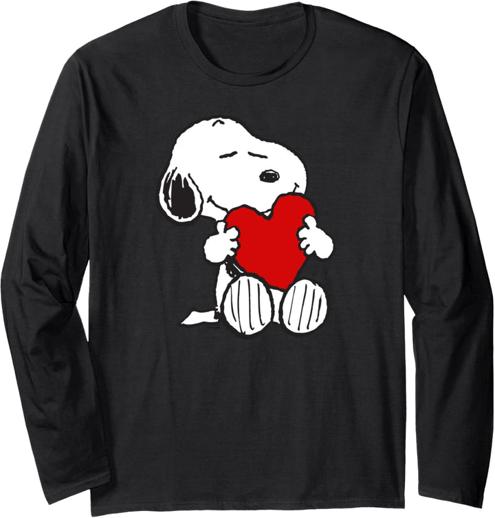 Peanuts Valentine Snoopy Liebe Langarmshirt