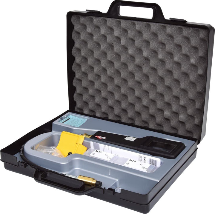 KS Tools Kompressions-Druckprüfgerät für Benzinmotoren mit Diagrammschreiber, 58-tlg.