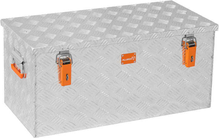 alubox Werkzeugkiste Riffelblech ABX-RL91 Aluminium 1,5mm Werkzeugkiste leicht und robust 91 Liter 0
