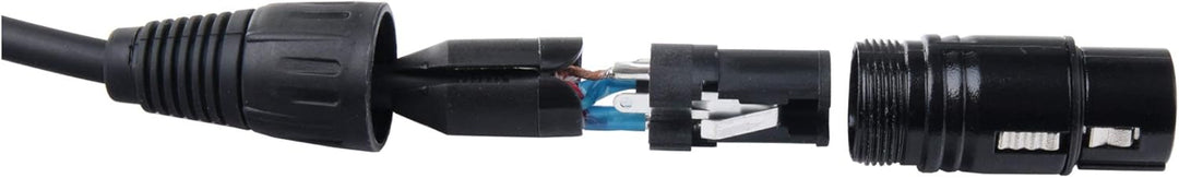 Pronomic XFJ-20 XLR zu Klinke Kabel (unsymmetrisches Mikrofonkabel, Länge 20m, säure- und ölfest, Sp