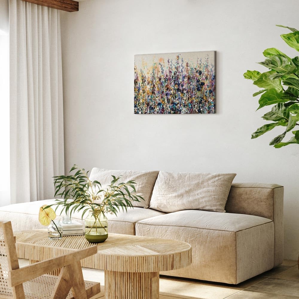 murando Akustikbild Wiese Bilder Akustikschaum Hochleistungsschallabsorber Schallschutz Leinwand 1 t