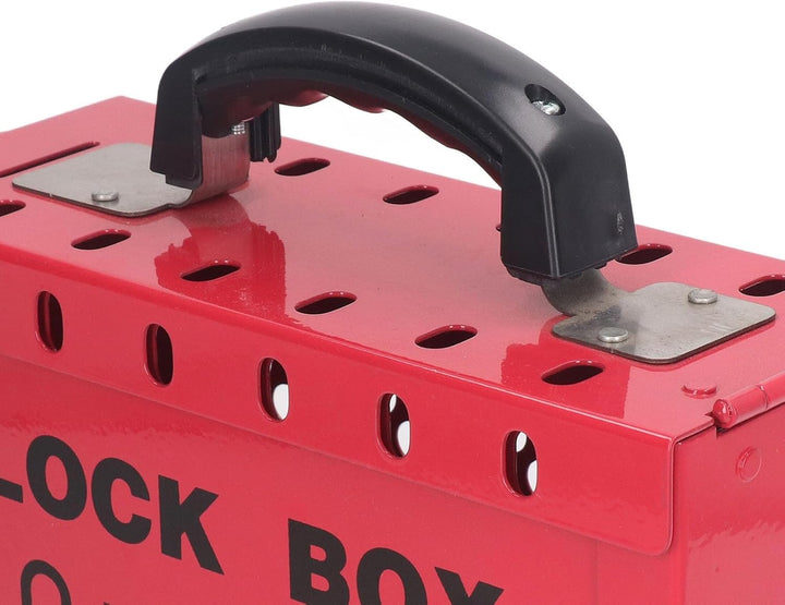 Ejoyous Lockout Tagout Box, Gruppenschloss-Box mit 12 Steckplätzen Sicherheitsgruppen-Schliessbox Vo