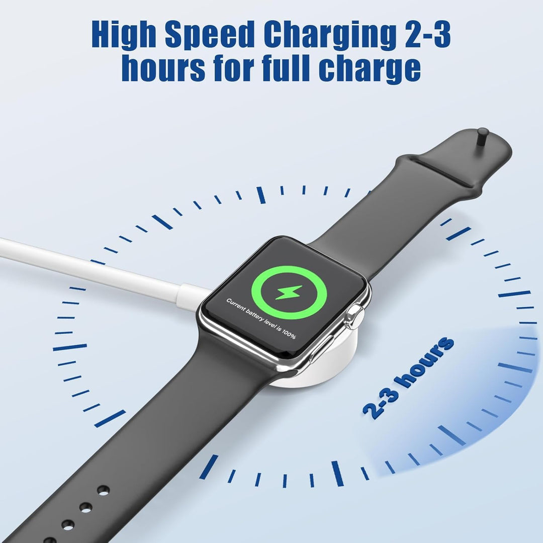 für Apple Watch Ladekabel Original, 20W USB C Ladegerät Schnellladegerät mit Magnet iWatch Kabel 2M