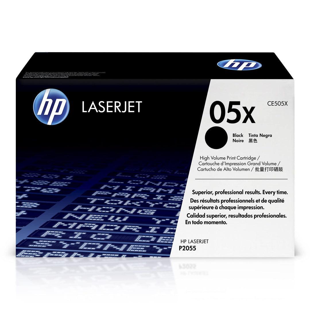 HP 05X Original Toner mit hoher Reichweite (geeignet für HP LaserJet HP LaserJet P2055x (CE460A