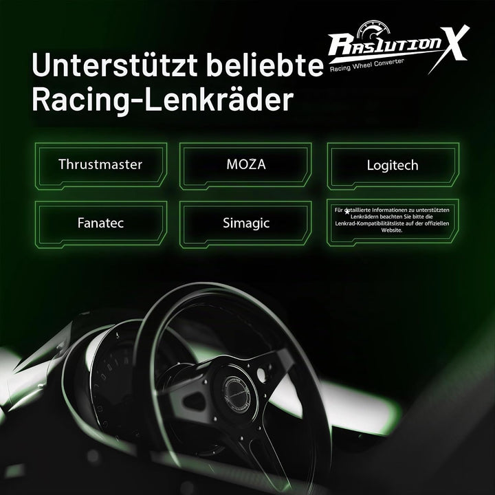 Brook Ras1ution X - Rennrad-Konverter für Xbox Series X|S, Xbox One & Xbox 360 | 60+ Radunterstützun