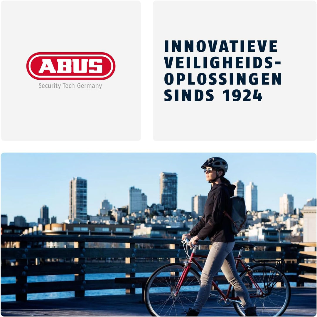 ABUS Kettenschloss Steel-O-Chain 4804C SYMBOLS – Zahlenschloss für Kinderfahrräder – ABUS-Sicherheit