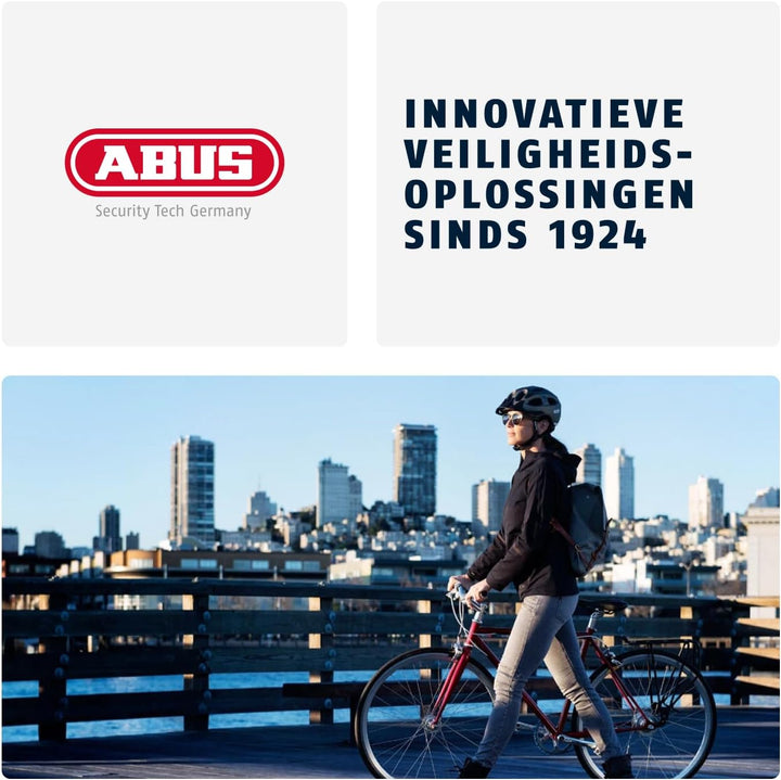 ABUS Kettenschloss Steel-O-Chain 4804C SYMBOLS – Zahlenschloss für Kinderfahrräder – ABUS-Sicherheit