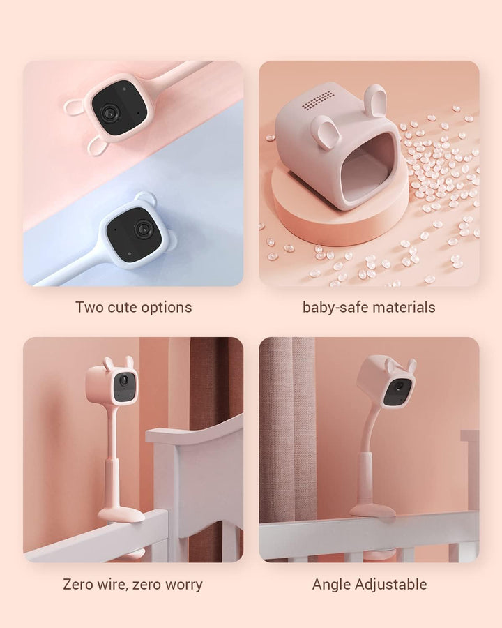 EZVIZ 1080P Kabelloser Video Babymonitor, Smart Babyphone mit Erkennung von Babyweinen und Bewegung,