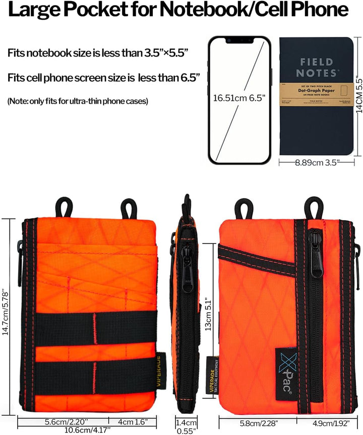 VIPERADE VE16N X-Pac EDC Tasche Werkzeug Organizer, multifunktionale kleine Werkzeugtasche mit 7 Tas