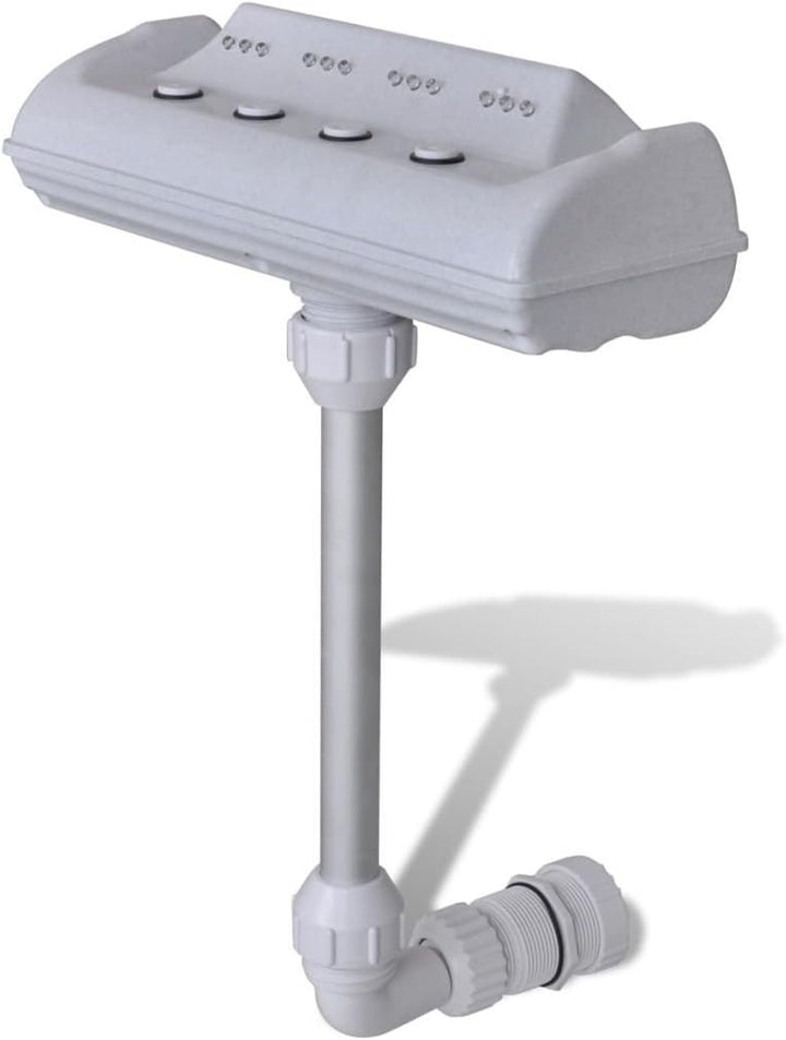 Tidyard LED Pool Springbrunnen Wasserfontäne Fontaine Wasserfall Poollicht 310 x 430 mm,Schwimmbad B
