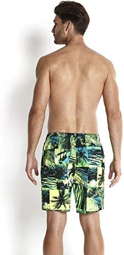 Speedo Herren Freizeit-Watershorts mit Print 18 zoll S Schwarz (Speedo, S Schwarz (Speedo