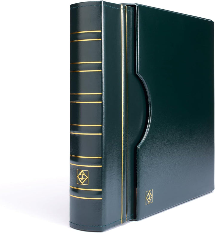 Leuchtturm 317159 Münzalbum Grande - Ringbinder zum Selbstgestalten im Classic-Design - inklusive Sc