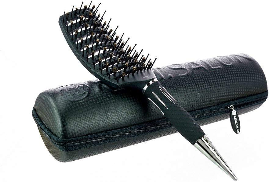 Kent 100% Boar Bristle Curved Nylon Brush - KS02 by Unknown