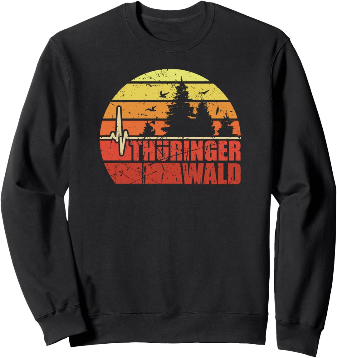 Thüringer Wald wandern Geschenke für Wanderer & Förster Sweatshirt