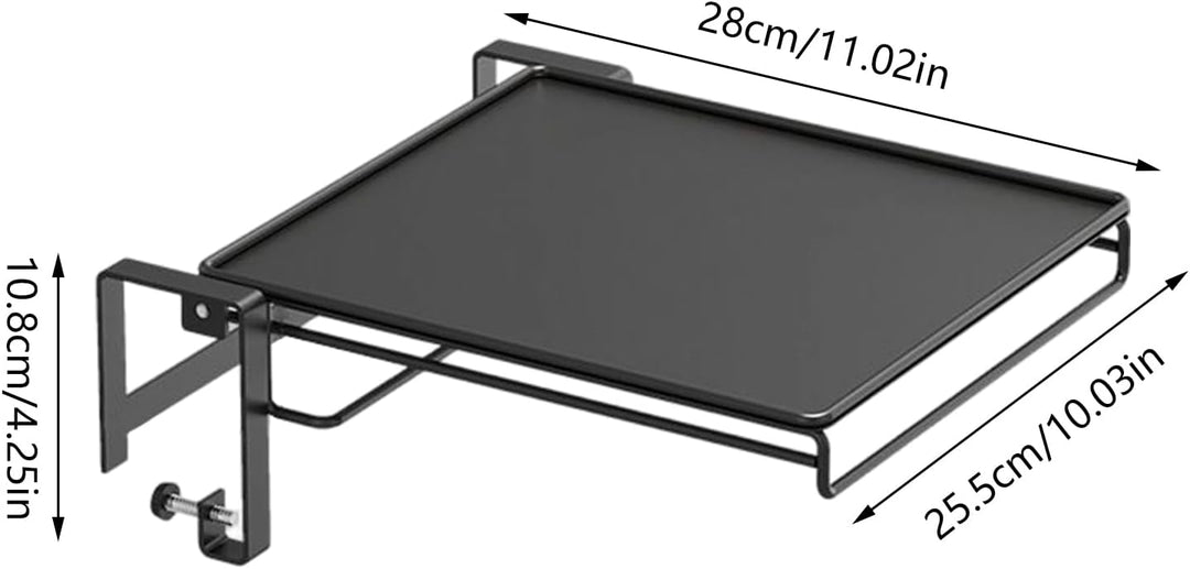 Faltbarer Küchen-Hilfstisch – Küchenaufbewahrungsregal, mit hängendem Handtuchhalter, Tischschranktü