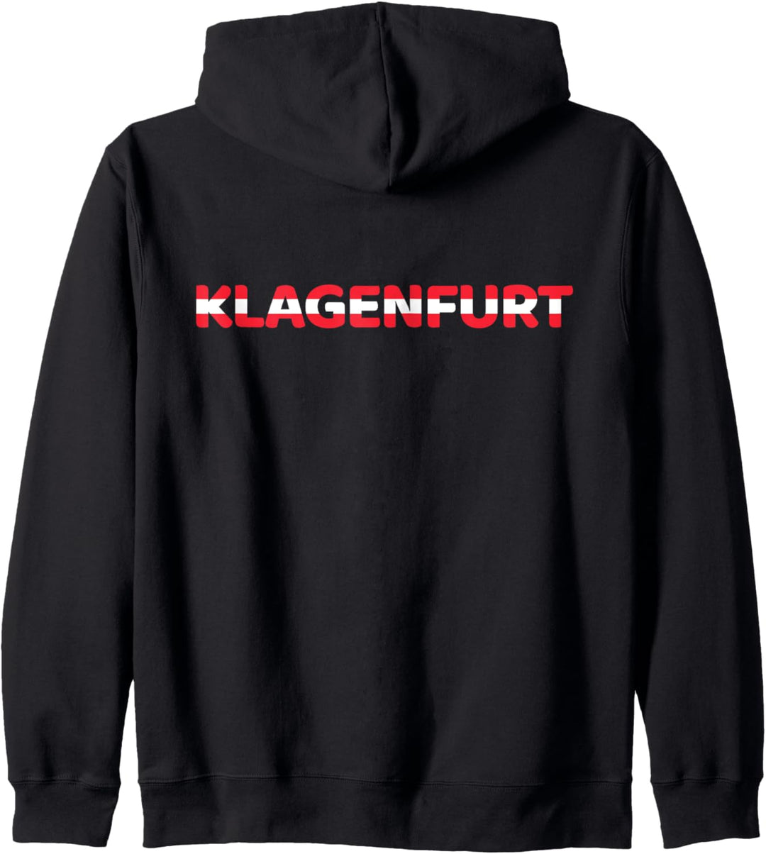 Klagenfurt Kärnten Österreichische Flagge Stolz Urlaub Reise Kapuzenjacke