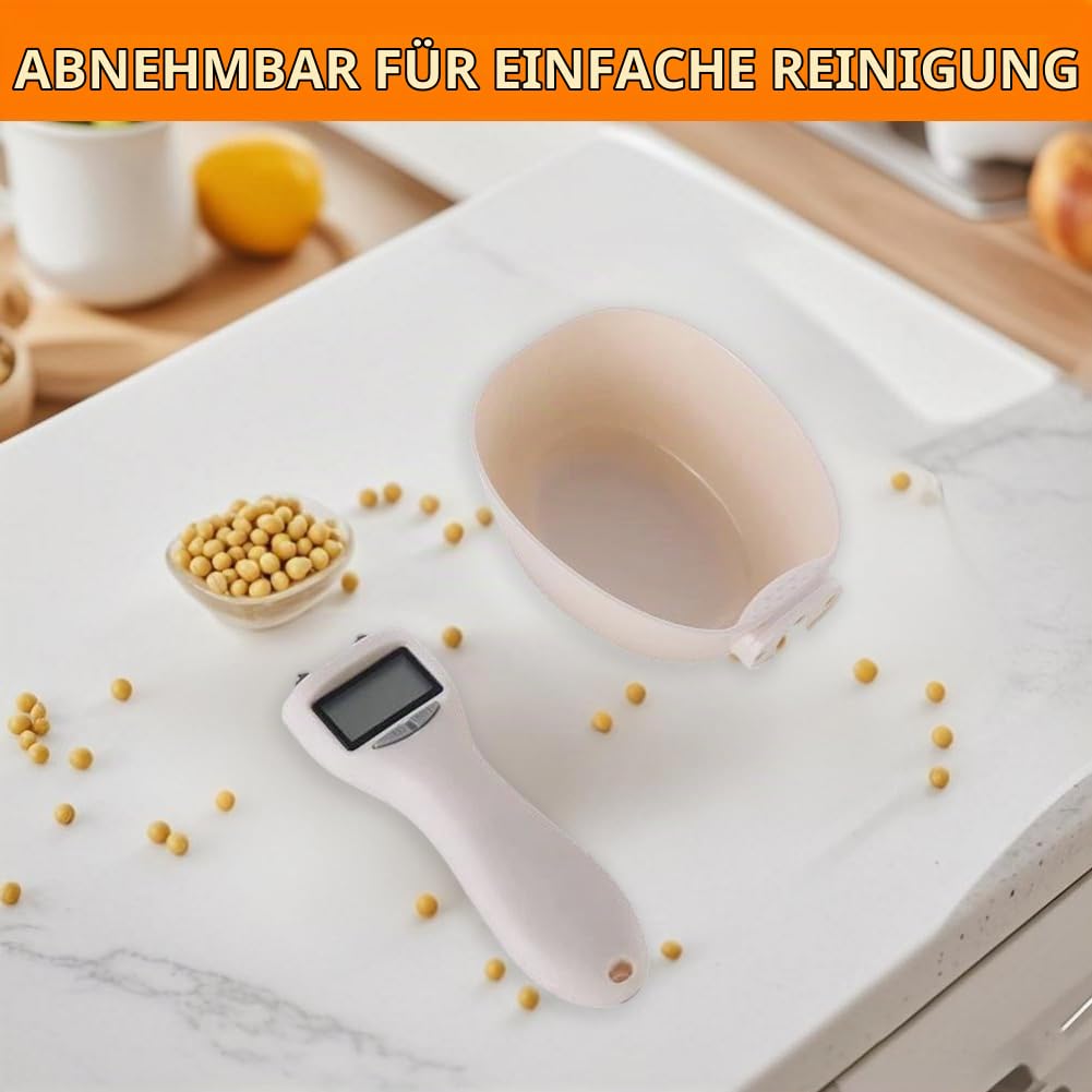 Digitale Küchenwaage Cooking Star mit 0,1-g-genauer Teilung und 800 g Tragkraft, Löffelwaage für kle