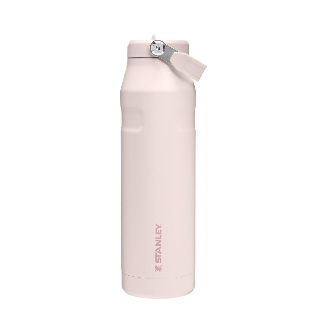 Stanley 1913 Flip Straw Trinkflasche 1.06L - Rose Quartz | Kühlt 15 Std. - 4 Tage eisgekühlt - Ausla