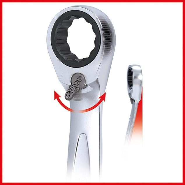 KS Tools 503.4648 GEARplus Ratschenringmaulschlüssel,umschaltbar,41mm 41 mm, 41 mm
