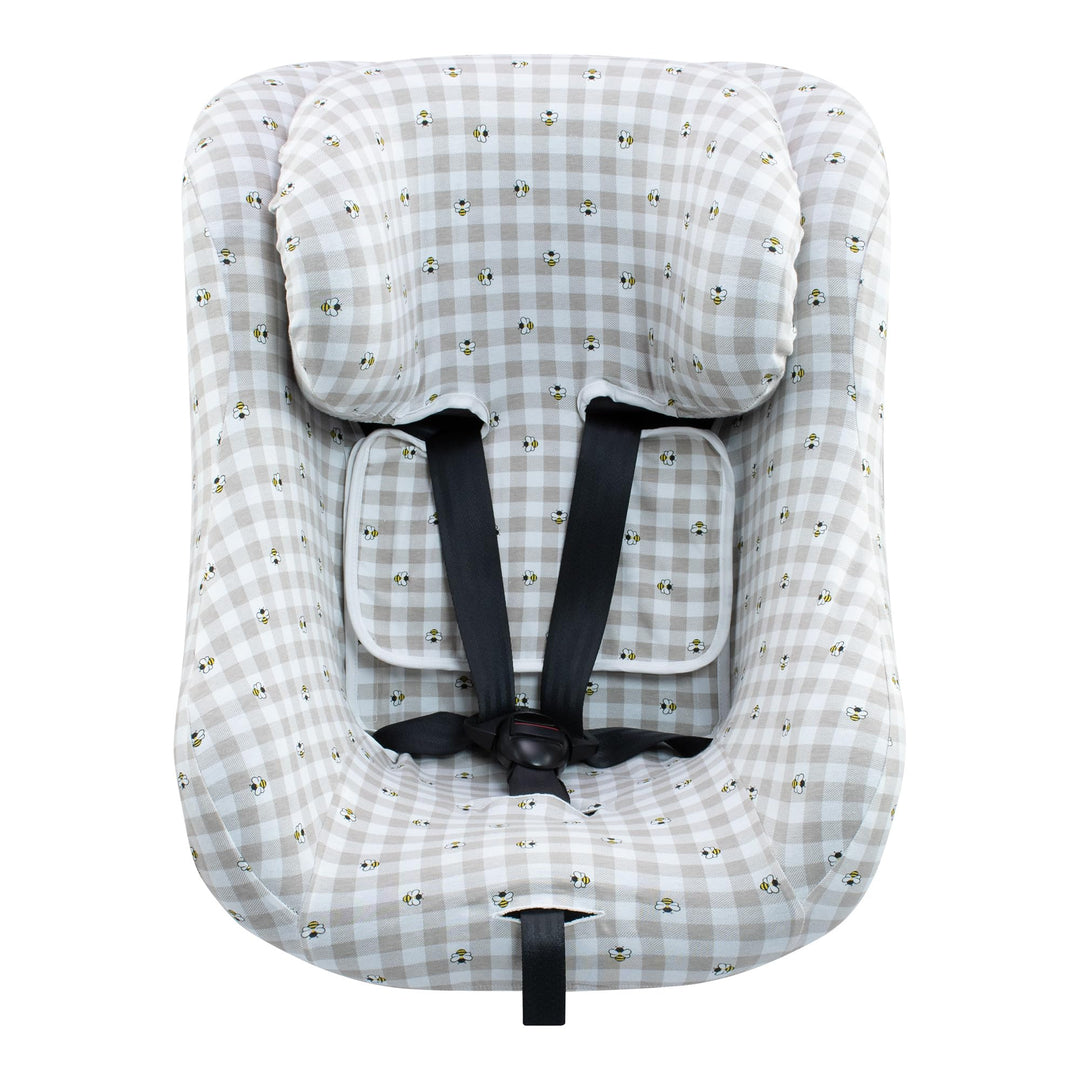 JYOKO Kids Bezug kompatibel mit Joie Spin 360, Nuna Rebl, aus Baumwolle (Picnic Vichy) Picnic Vichy