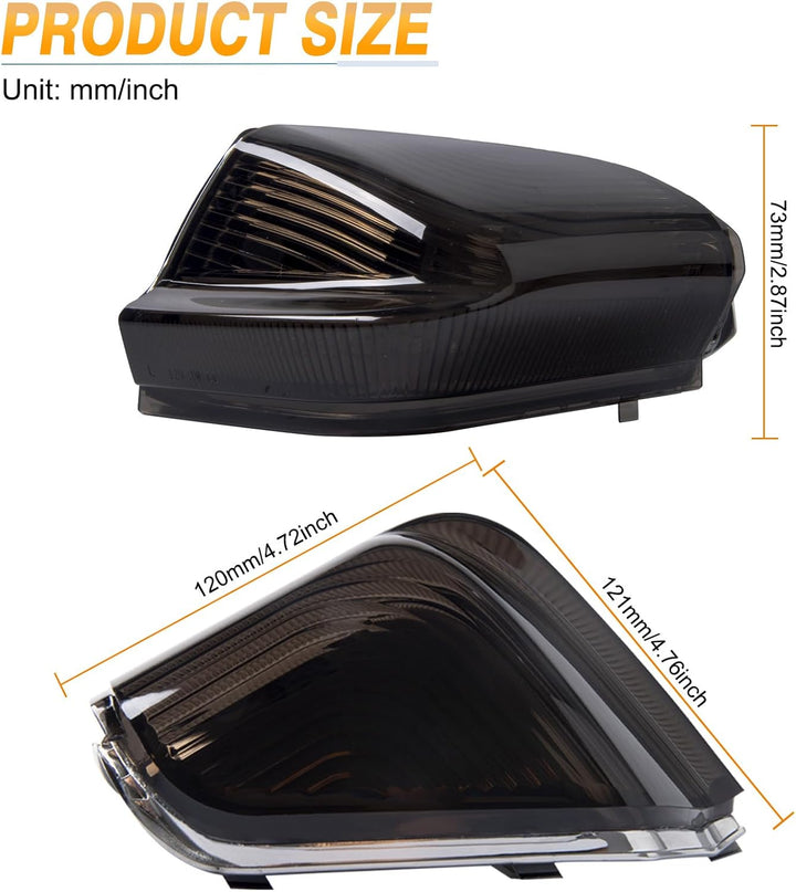LED Spiegelblinker für Mercedes Benz Sprinter W906, LED Blinker Seitenblinker mit Canbus Fehlerfrei,