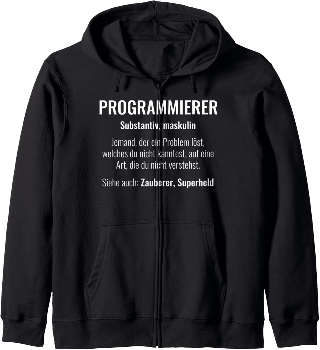 Lustiges Programmierer Definition Nerds Geeks Geschenk Kapuzenjacke