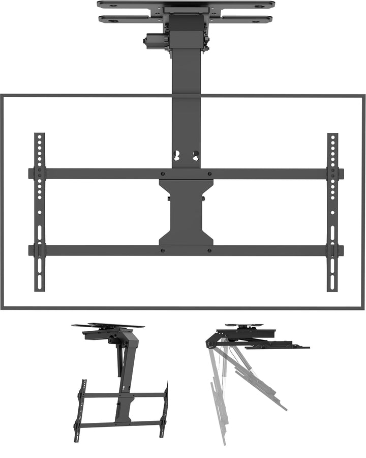 Xantron DEHA-800EXL-Roto TV Deckenhalterung elektrisch, klappbar &amp; schwenkbar/Fernseher Deckenhalter