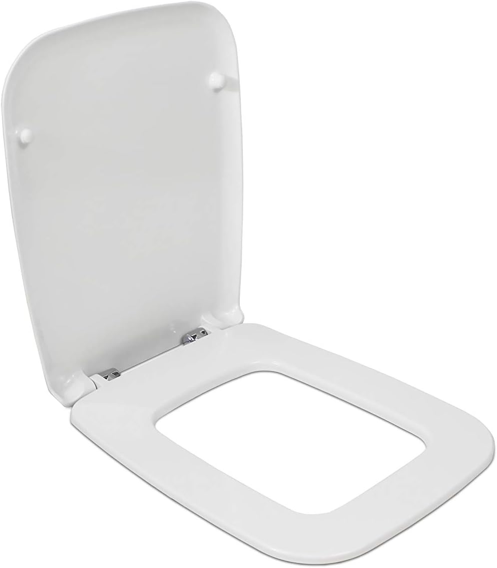 Ideal Standard T661101 WC-Sitz Original Slim Serie 21 mit Soft-Schliess-Komfort gebremster Verschlus