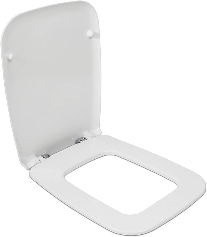 Ideal Standard T661101 WC-Sitz Original Slim Serie 21 mit Soft-Schliess-Komfort gebremster Verschlus