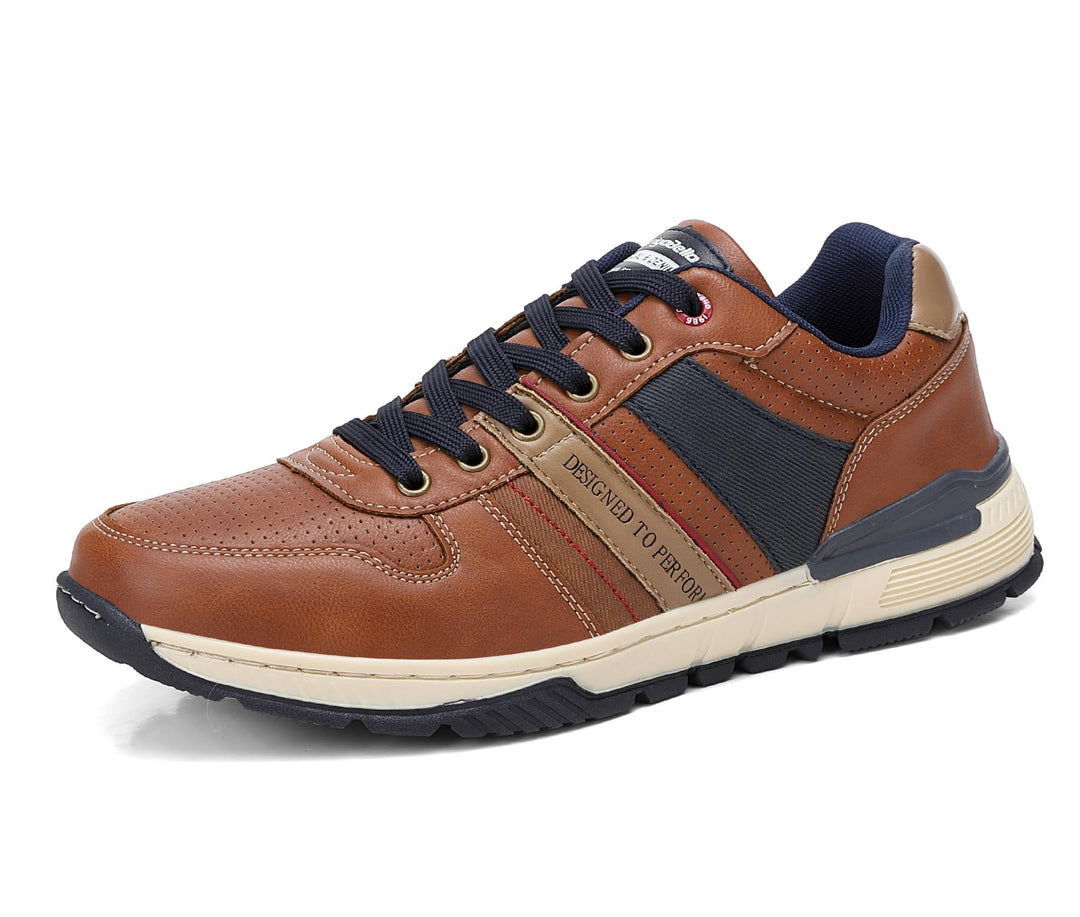 ARRIGO BELLO Freizeitschuhe Herren Sneaker PU Leder Walkingschuhe Atmungsaktive Athletic Formal Clas