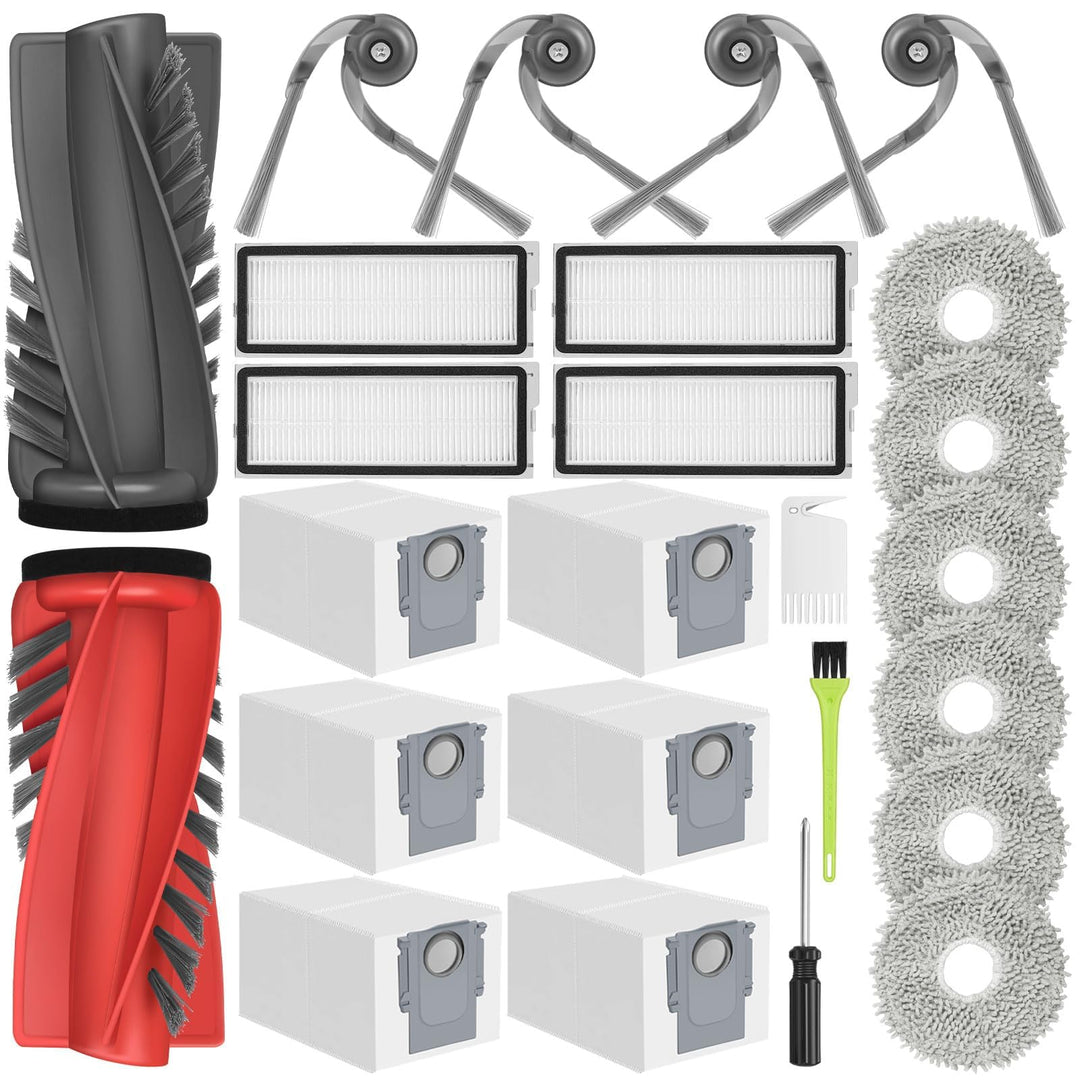 Ersatzteile Zubehörset für Roborock Qrevo Curv/Qrevo Edge/Qrevo Curv S5X/Qrevo S5V/Qrevo Edge S5A St
