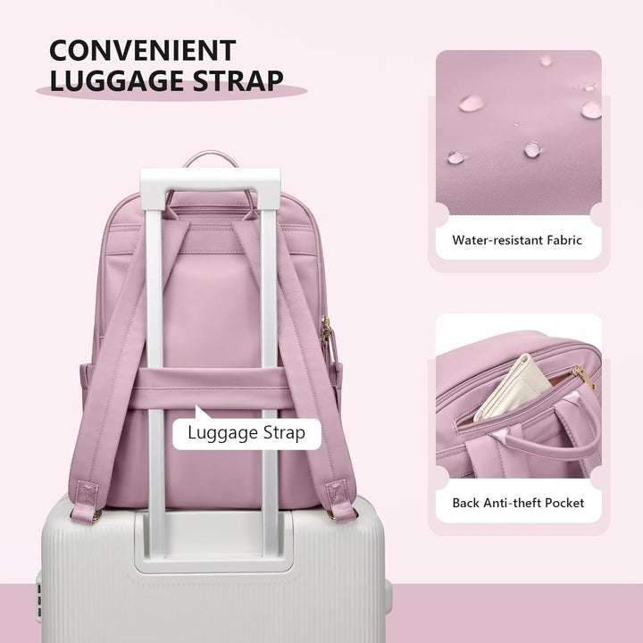 GOLF SUPAGS Frauen Rucksack Casual Daypack für Arbeit Reisen Hochschulen Rucksack Geldbörse Fits 14