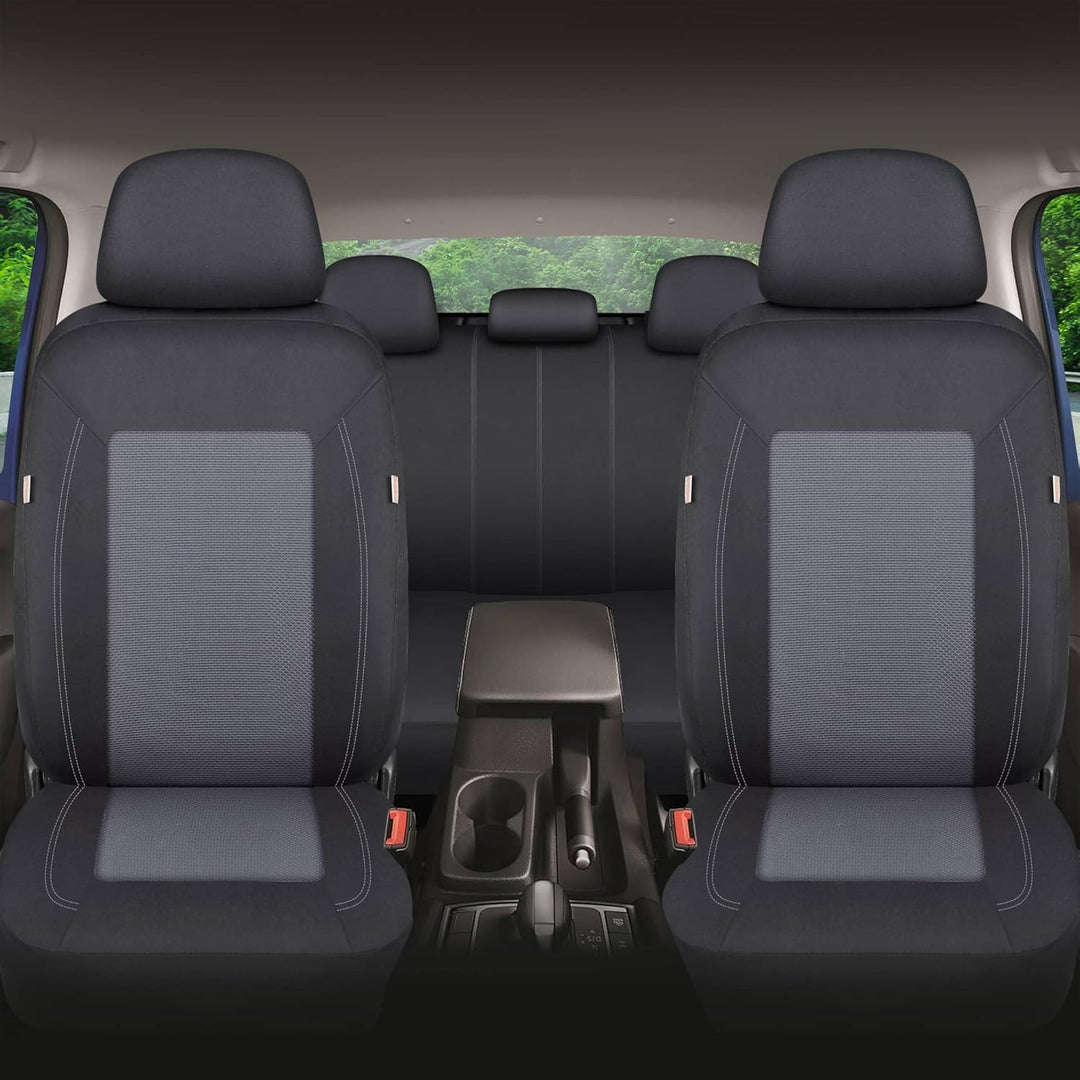 Schonbezüge-Komplettset für Skoda Octavia 4 Bj ab 2020 in Schwarz/Grau FT4
