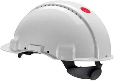 3 M g3001muv1000 V-vi Helm G3001, ohne Belüftung, Dielektrikum 1000 V, weiss, mit Lifebelt Roulette