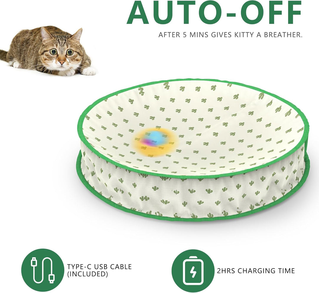 IOKHEIRA Katzenspielzeug Für Katzen Im Innenbereich | Interaktives Automatisches Katzenballspielzeug