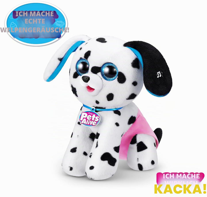 Pets Alive Pooping Puppies, Dalmatiner, von ZURU, Kuscheltier (Dalmatiner), Dalmatiner
