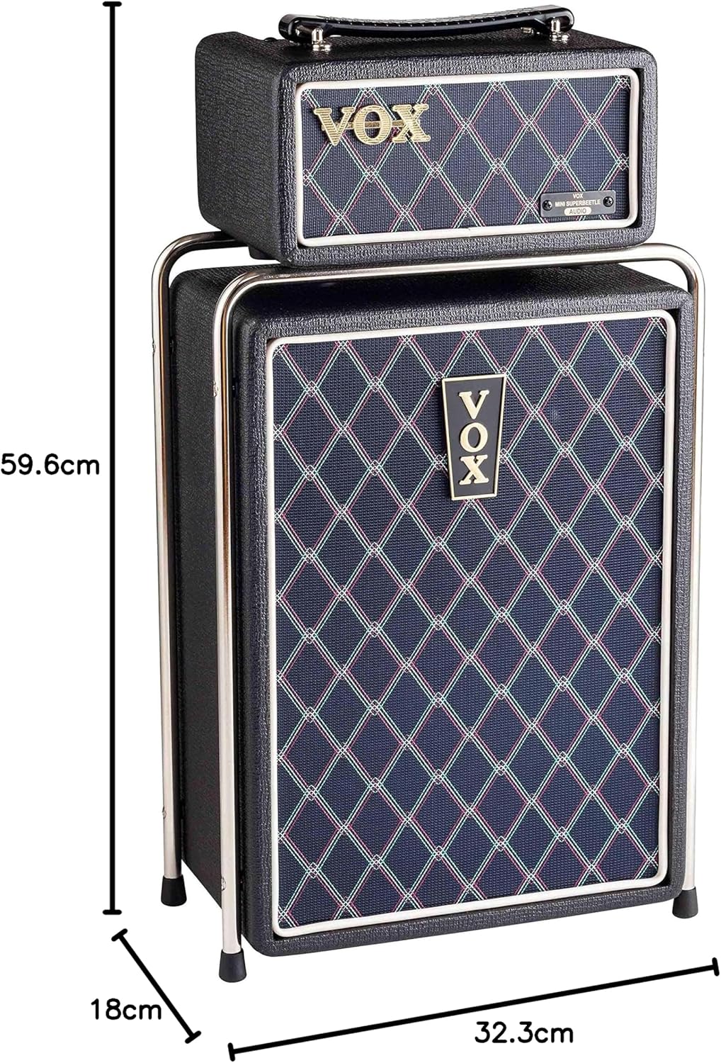 VOX-Gitarrenverstärker Mini Super Beetle Audio Schwarz