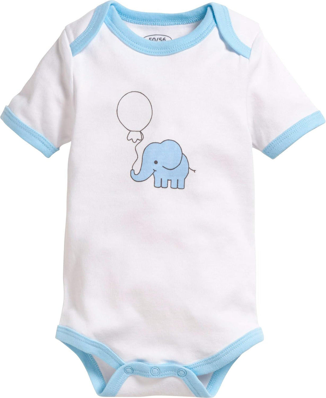 Playshoes Unisex Kleinkind Body Multipack Baby-Body (1er Pack) 50-56 bleu 1/4-Arm 2er Pack Elefant,